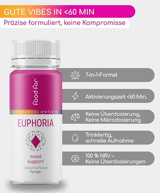 FOODFOR Shots - Fördert Entspannung, innere Ruhe und Stressabbau made in Switzerland