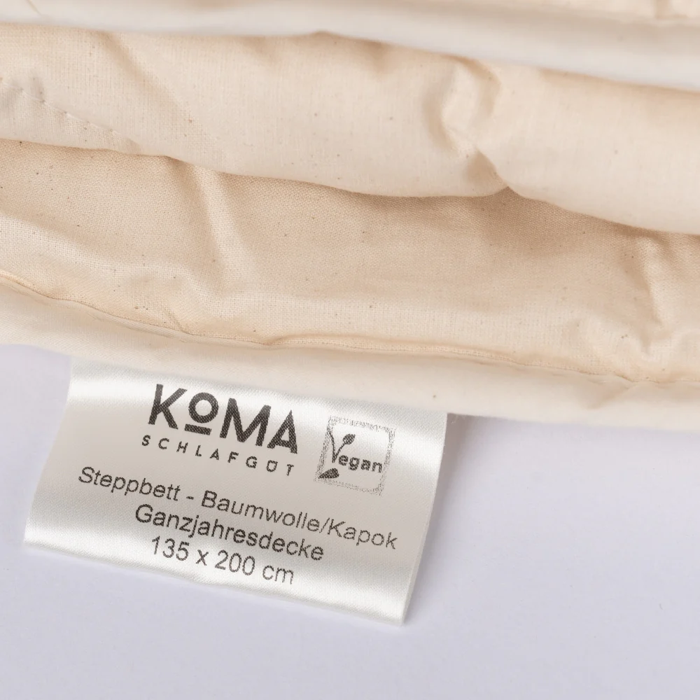 KOMA Schlafgut Kapok Bio Bettdecke - schlafraum.shop