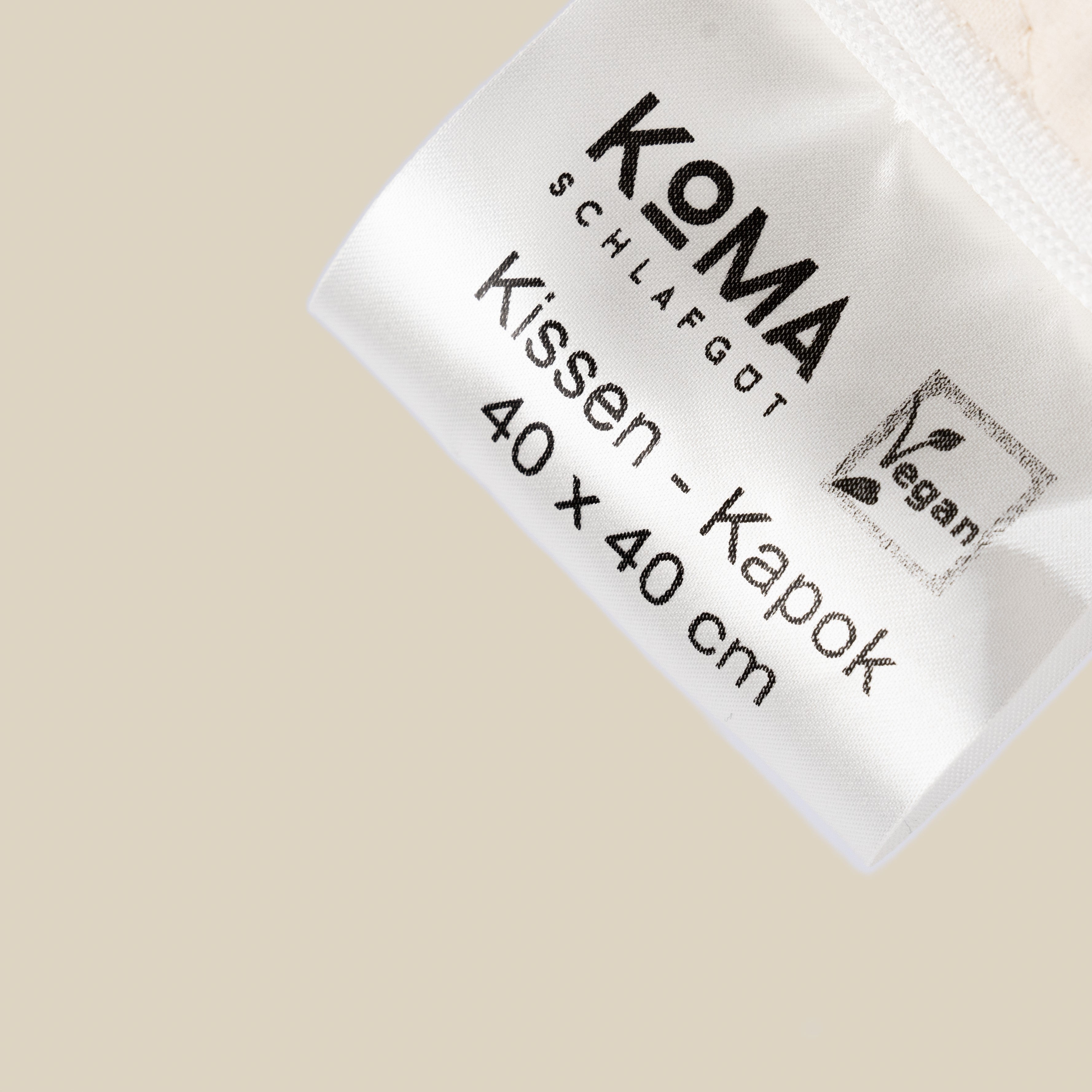 KOMA Schlafgut Kapok Bio Kopfkissen - schlafraum.shop