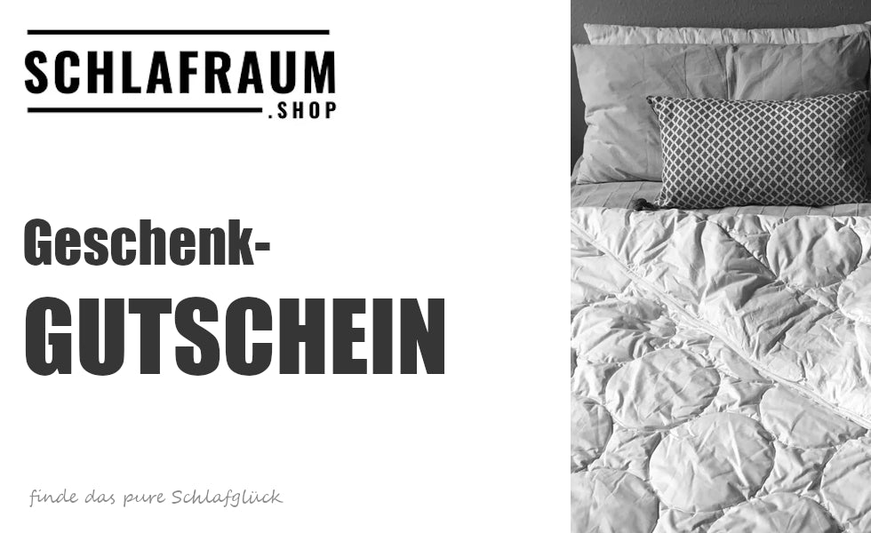 SCHLAFRAUM.shop-Geschenkgutschein - schlafraum.shop