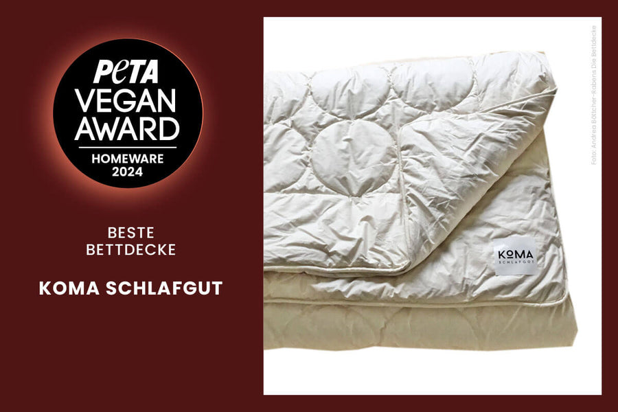 PETA Vegan Award Homeware 2024 - Wir haben gewonnen!