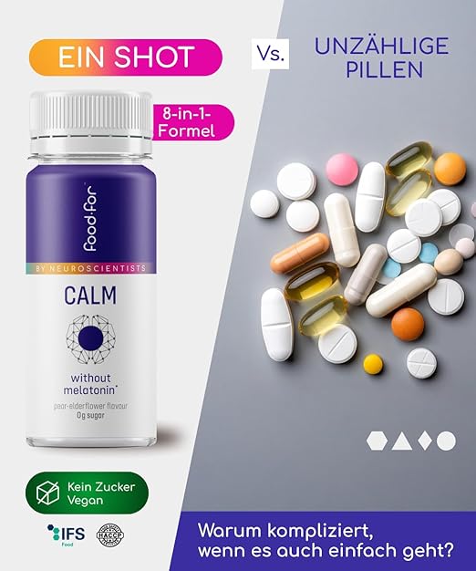 FOODFOR Shots - Fördert Entspannung, innere Ruhe und Stressabbau made in Switzerland