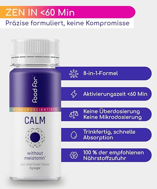 FOODFOR Shots - Fördert Entspannung, innere Ruhe und Stressabbau made in Switzerland