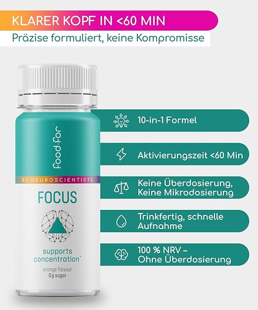 FOODFOR Shots - Fördert Entspannung, innere Ruhe und Stressabbau made in Switzerland