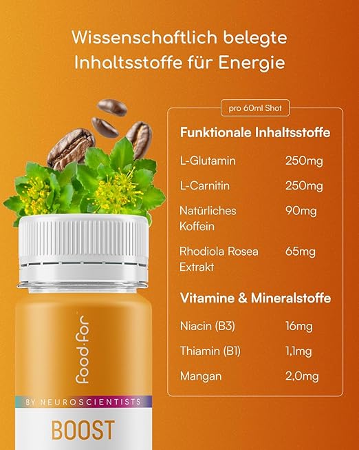 FOODFOR Shots - Fördert Entspannung, innere Ruhe und Stressabbau made in Switzerland