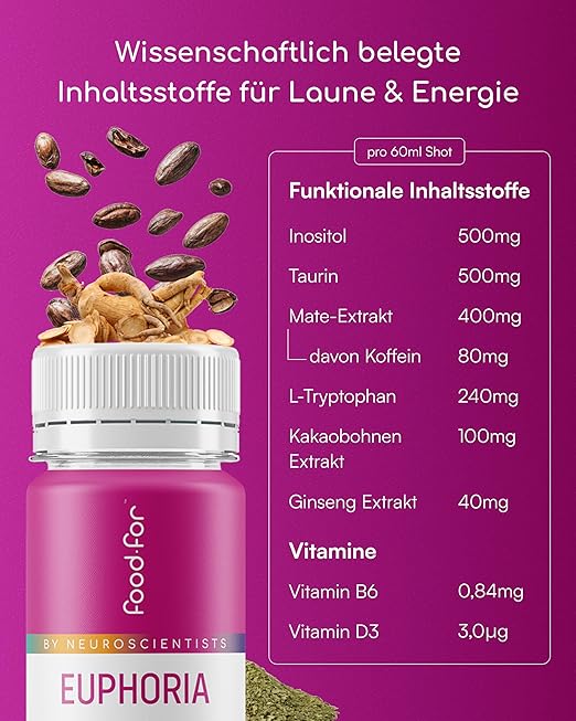 FOODFOR Shots - Fördert Entspannung, innere Ruhe und Stressabbau made in Switzerland