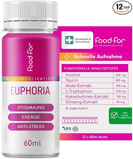 FOODFOR Shots - Fördert Entspannung, innere Ruhe und Stressabbau made in Switzerland
