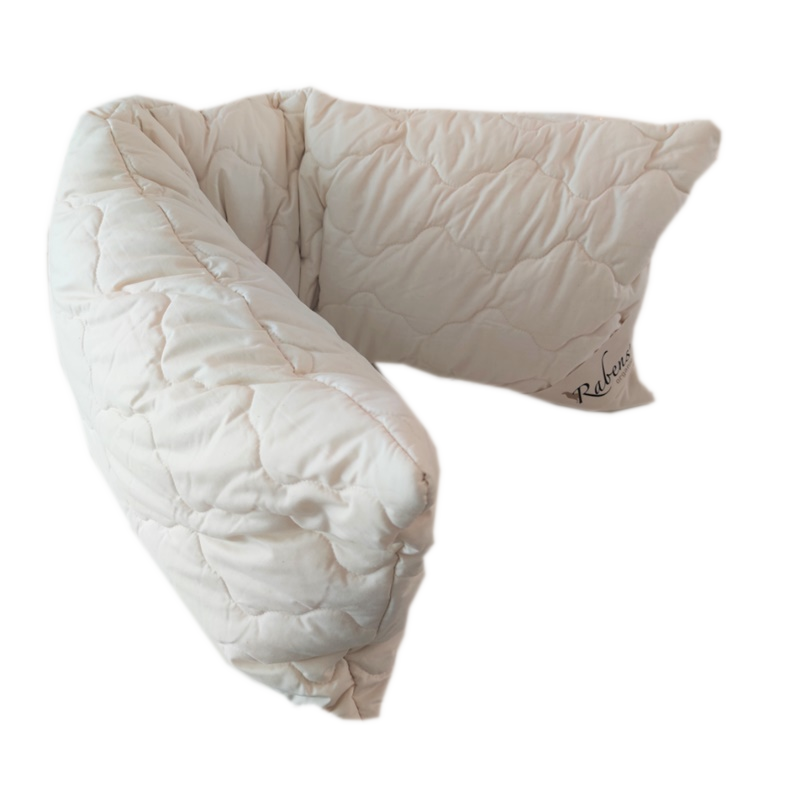 Rabens organic Alpaka Bio Seitenschläfer/Stillkissen (separater Innenbeutel) - schlafraum.shop